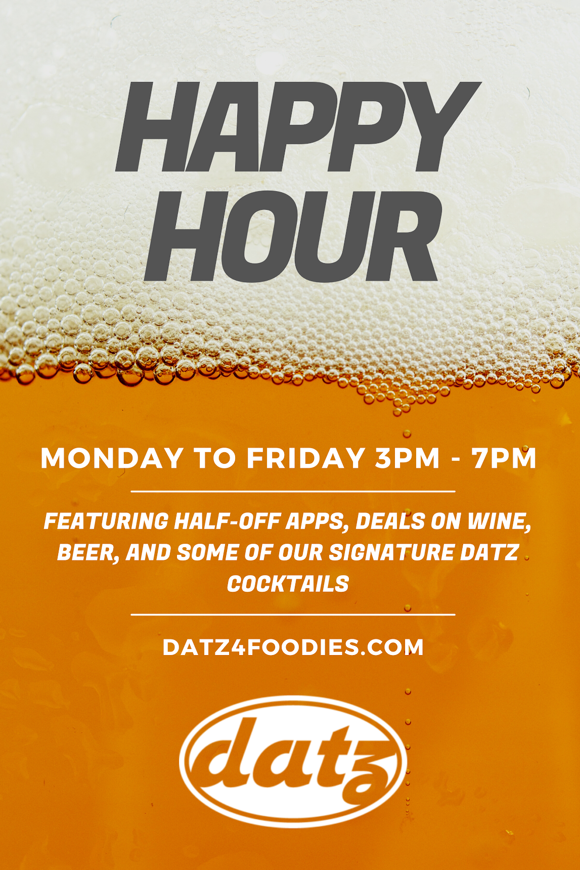 Menu - Datz Restaurant